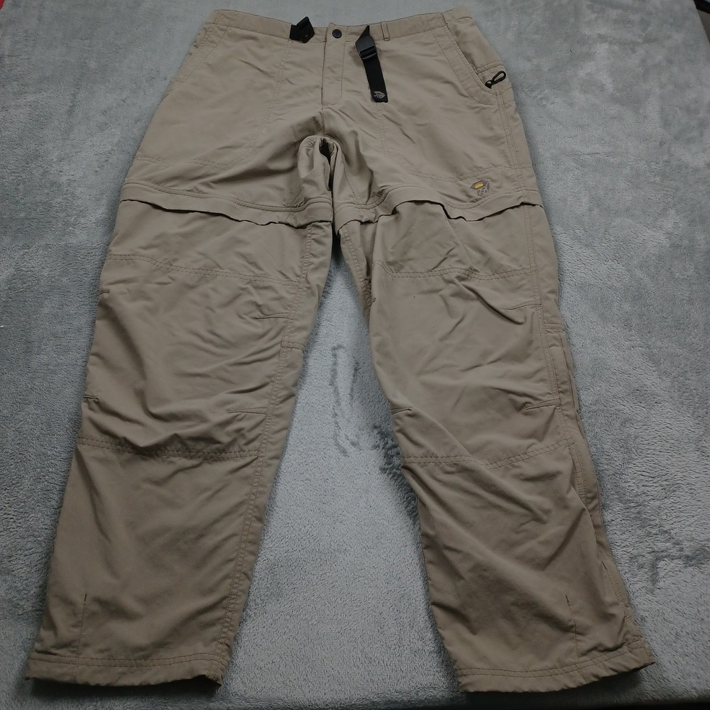 Mountain Hardwear Pants Mens Large Brown Convertible Outdoor Activewear